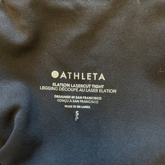 Lot of 2 Athleta Women's Leggings Black Size Small - Picture 10 of 16